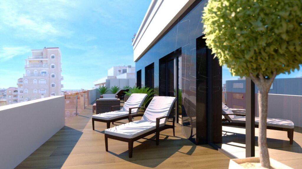 Penthouse met 2 slaapkamers in Torrevieja